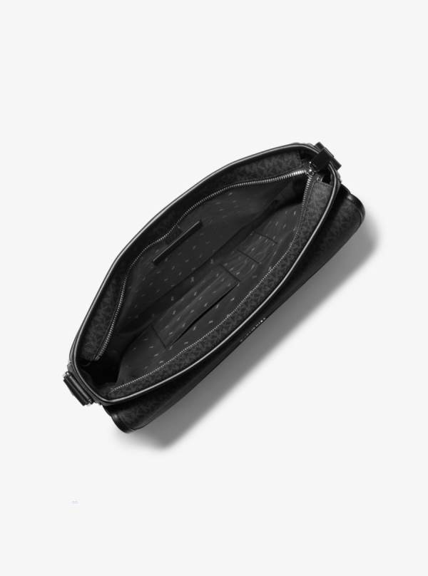 Panske Crossbody Kabelka Michael Kors Cooper Logo Čierne - Tasky Michael Kors Sleva | WQPTF-8219